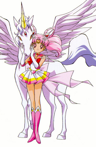 Sailor Chibi Moon et Pgase