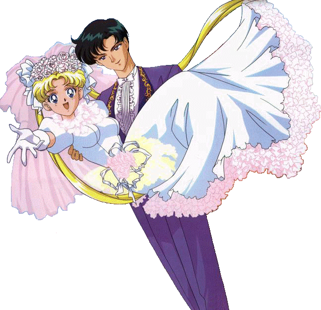 Bunny et Bourdu - Usagi et Mamoru (costume roi Andmion)